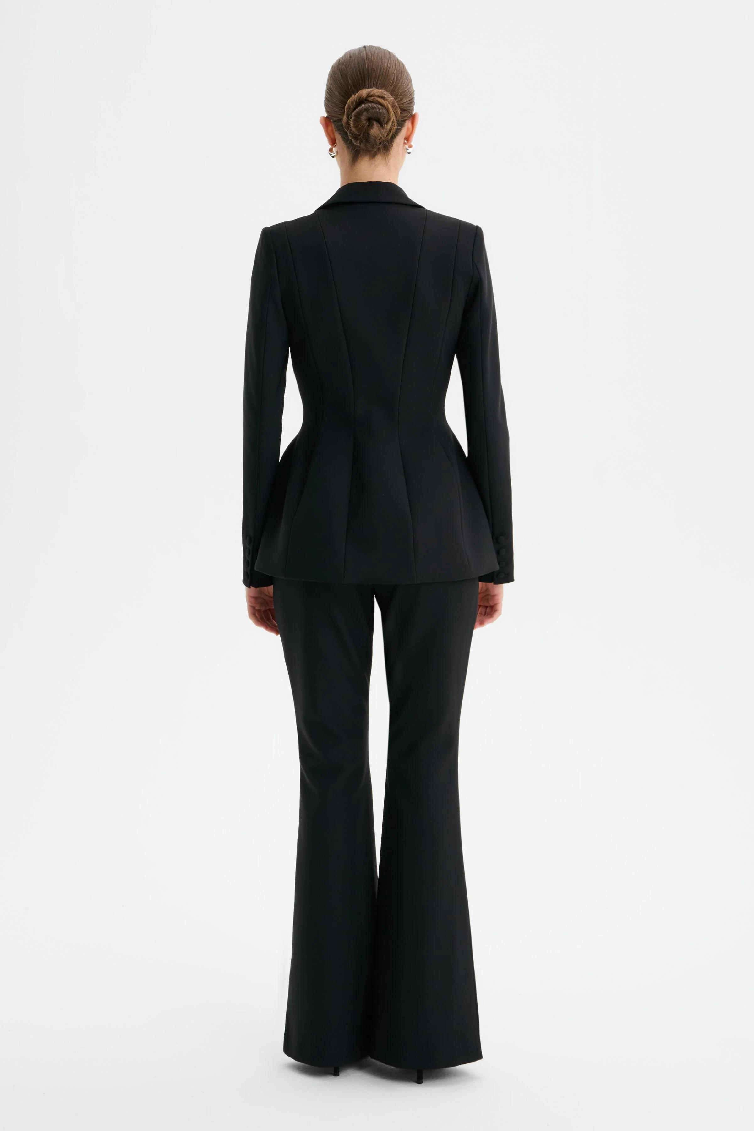 LEA Structured Corset Blazer in Black - Image 5